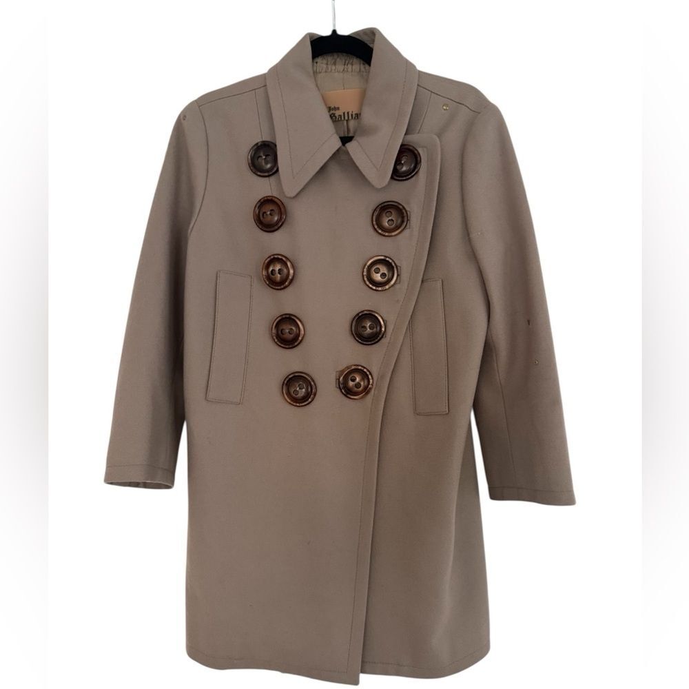 John Galliano Vintage Wool Peacoat US 4
